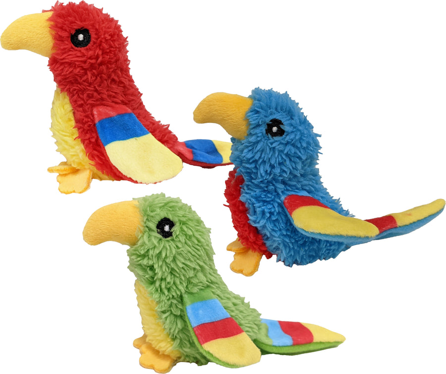 Spot Love/Earth Parrot W/Catnip, Assorted