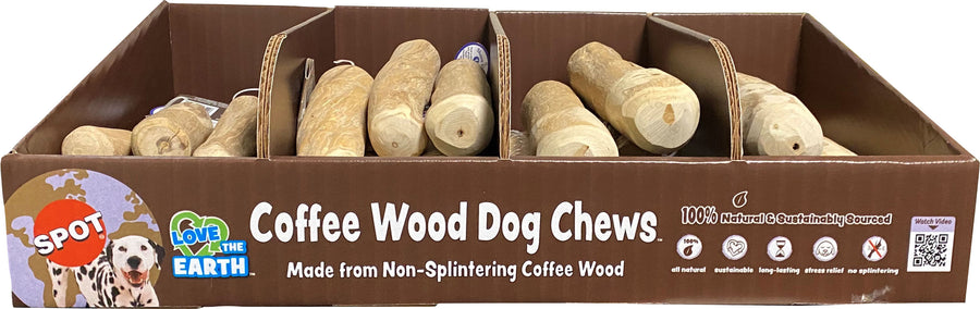 Spot Coffee Wood Chew Assorted Display, Assorted, 38 pc - General