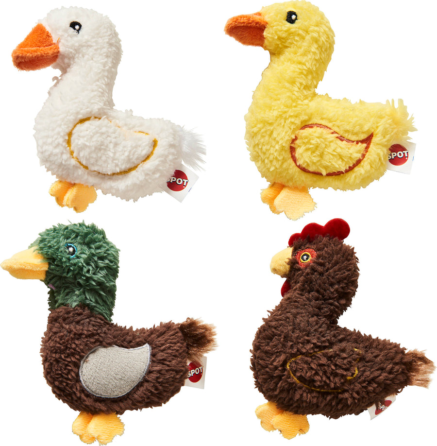 Spot Love the Earth Barnyard Bird Cat Toy, 4 in - Catnip