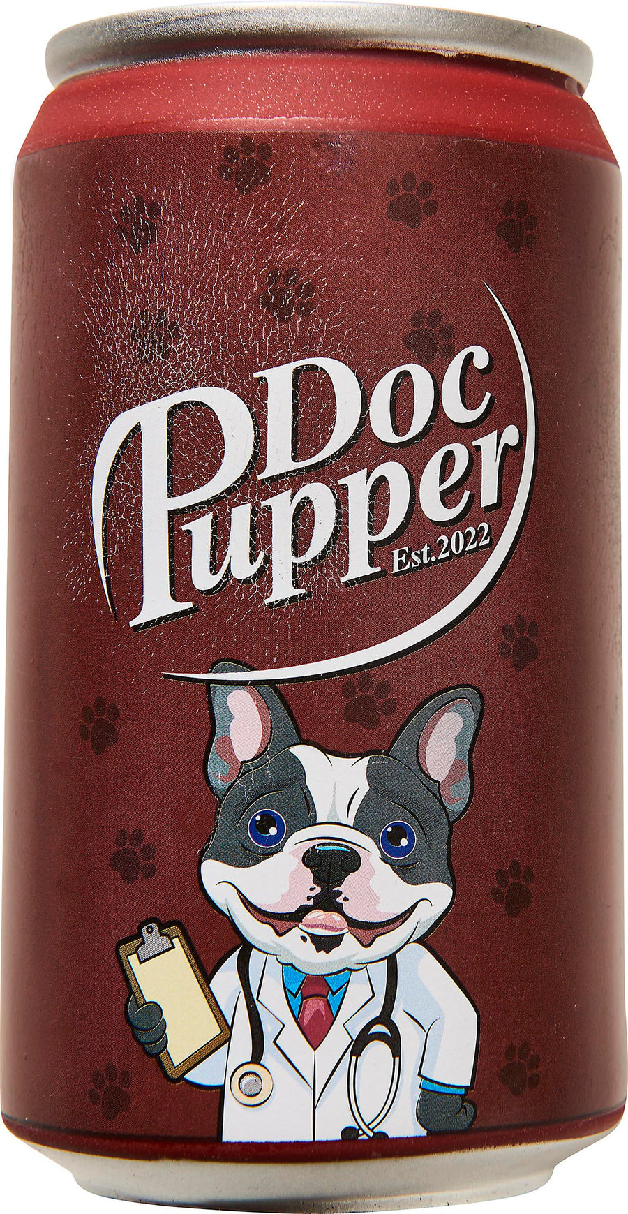 Spot Fun Drink Doc Pupper Can Vinyl Dog Toy, 4.5 in