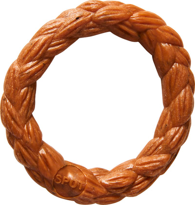 Spot Bambone Braided Ring, Hickory, 3 in - Hard Plastic