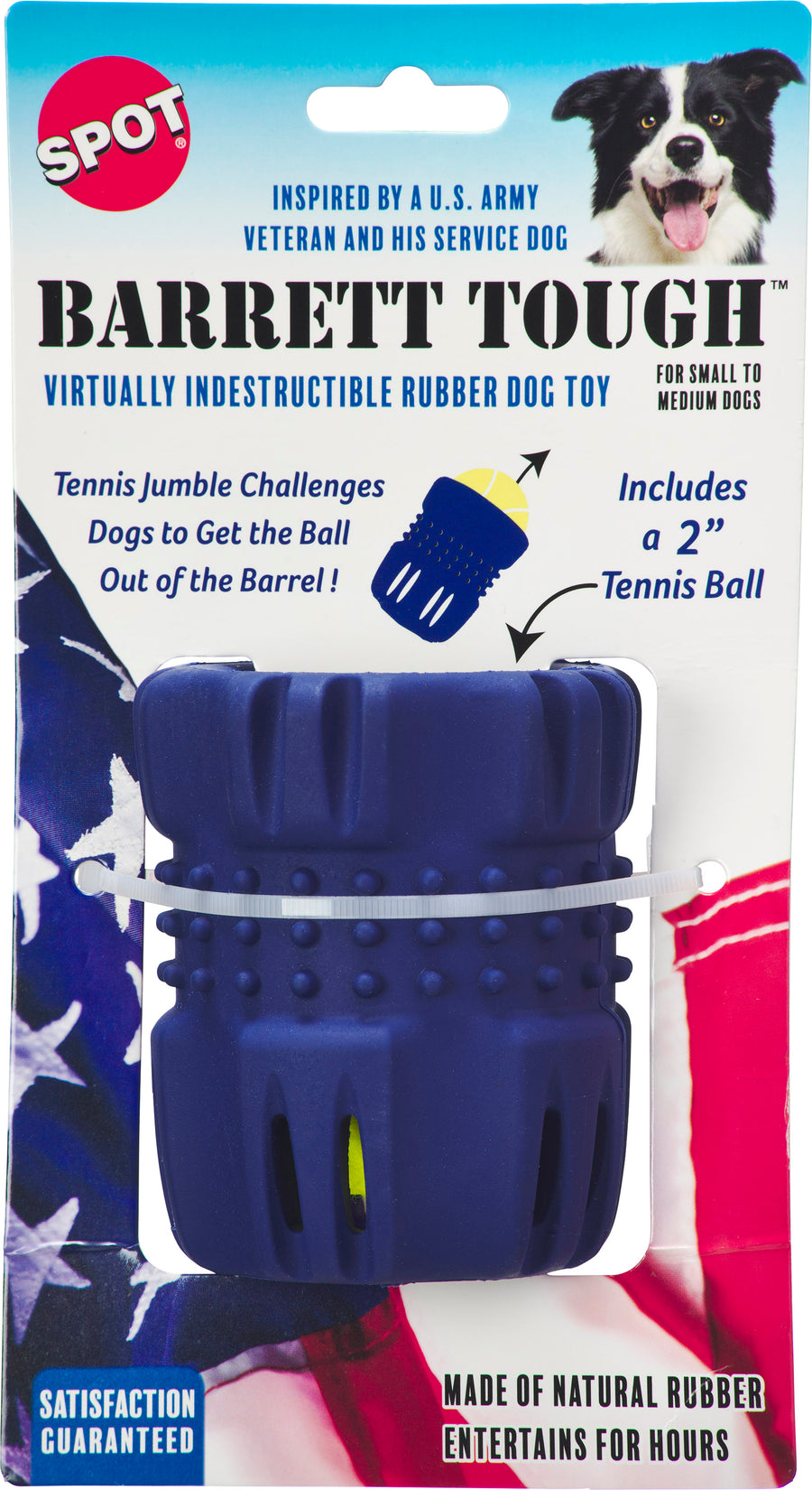 Spot Barrett Tough Tennis Jumble, SM - Rubber