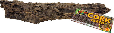 Zoo Med Natural Cork Flats, Natural, XL - Wood/Vines