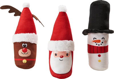 Spot Holiday Toobies Dog Toys, Assorted, 11 in - Christmas