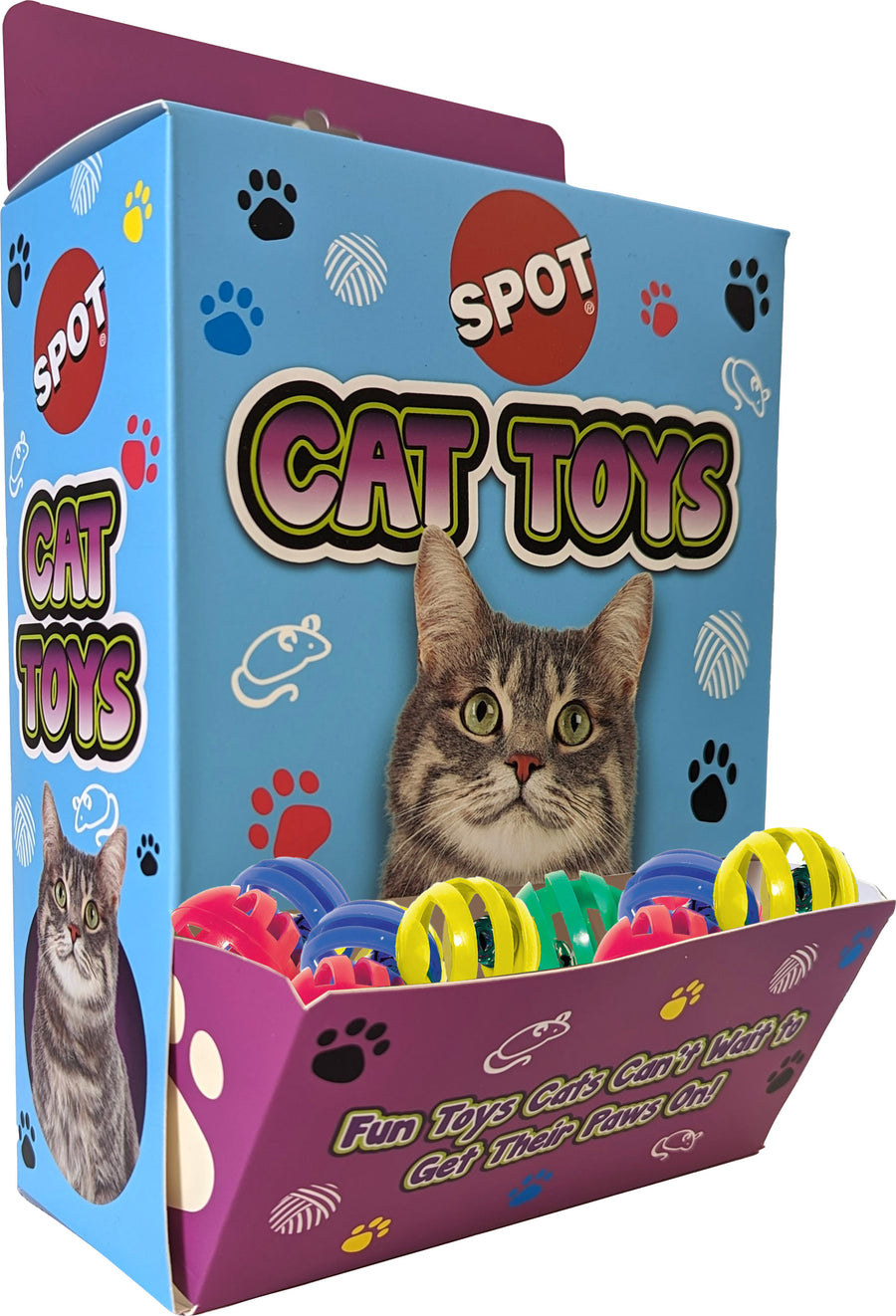 Spot Slotted Balls Bulk Box, 72 pc - Displays