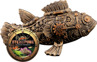 Zoo Med Steampunk Aquarium Ornament, Fish - Resin
