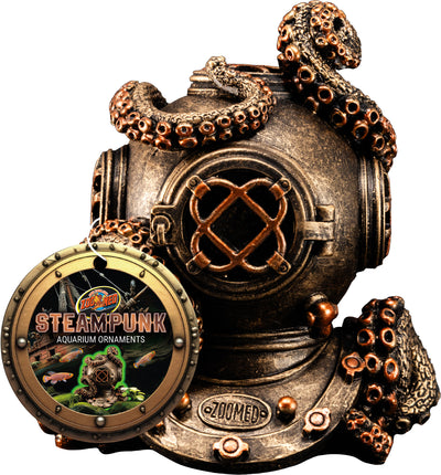 Zoo Med Steampunk Aquarium Ornament, Octopus Diver - Resin