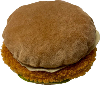Spot Kfc Plush Chicken Sandwich Dog Toy, 5 in