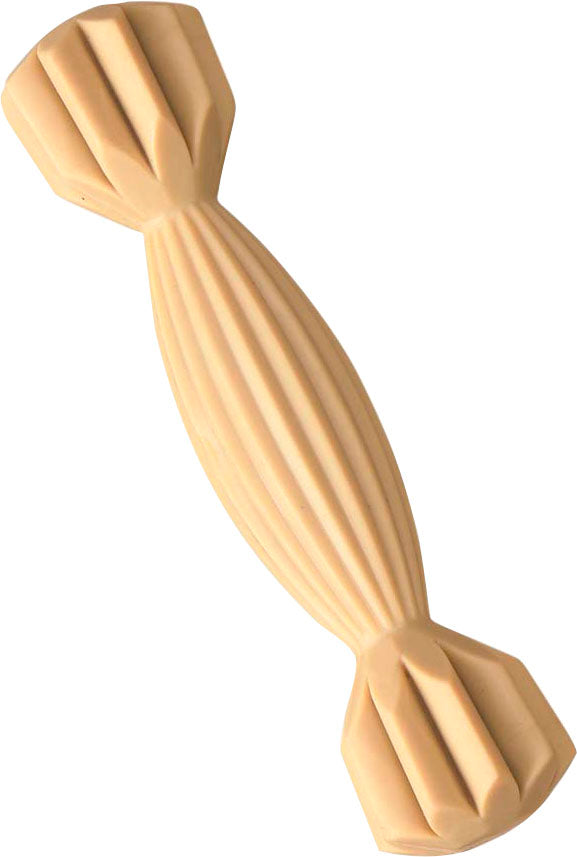 Spot Love the Earth Natural Rubber Groovy Bone Dog Toy, 7 in