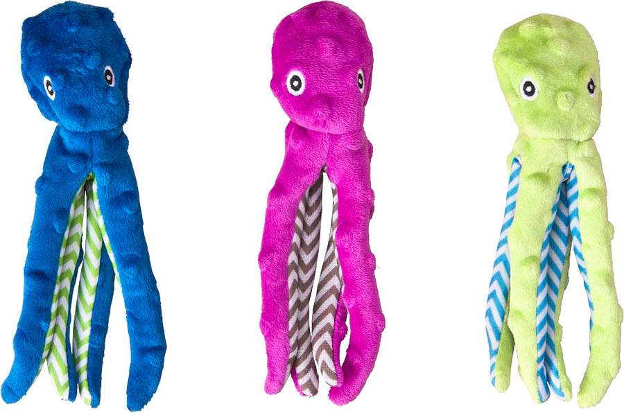 Spot Lil Spots Octopus Dog Toy, Assorted, 8 in - Plush