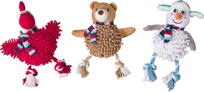Spot Holiday Gigglers Dog Toy, Assorted, 12 in - Christmas