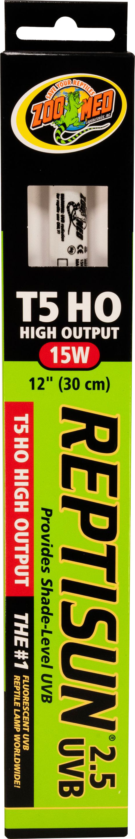 Zoo Med t5 Ho Reptisun 2.5 Uvb Linear Lamp, 12 in-15 Watt - Fluorescent