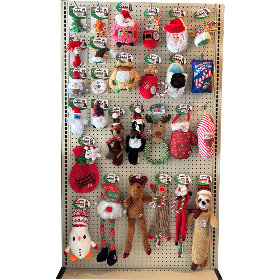 Spot Holiday Dog and Cat Toy End Cap, Assorted, 110 pc - Christmas