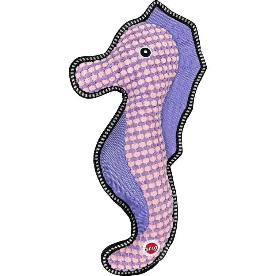 Spot Dura-Fused Seahorse Dog Toy, Assorted, 14.5 in - Canvas