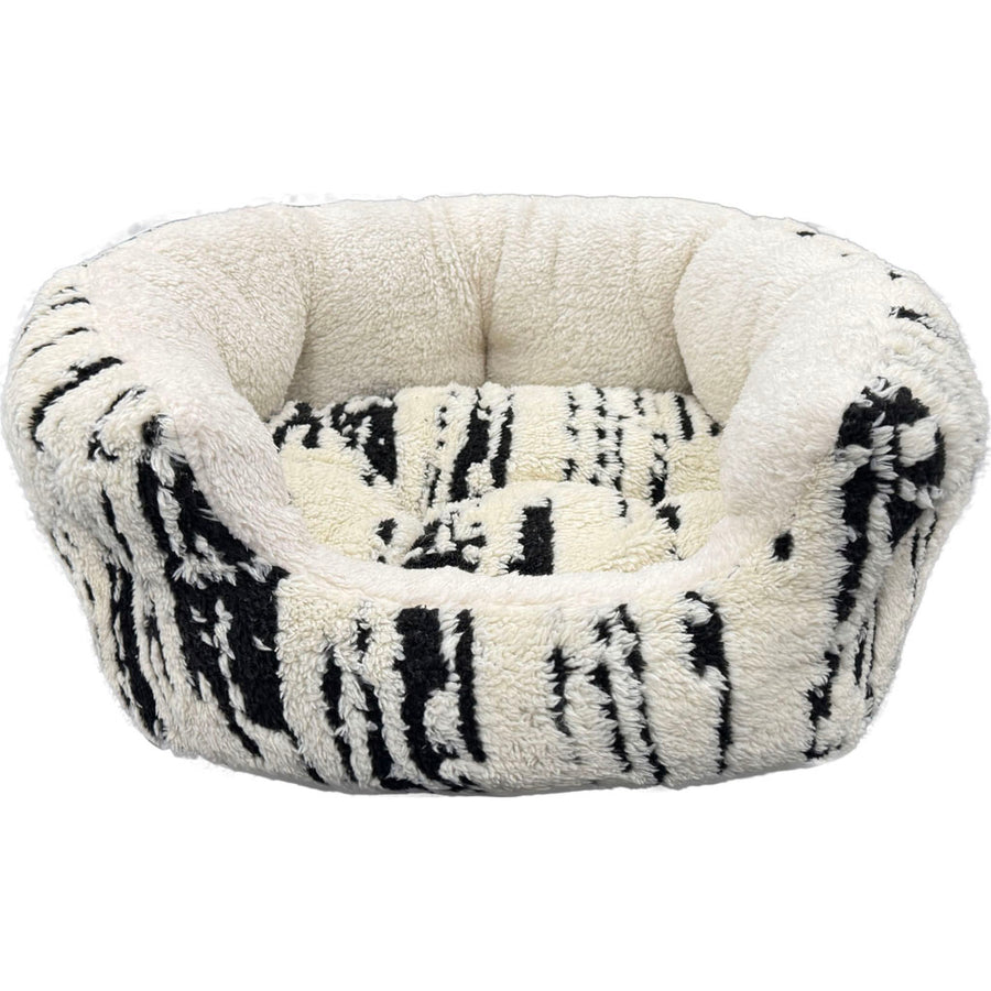 Sleep Zone Reverse Cushion Marbled, Black/White, 18 in - Beds
