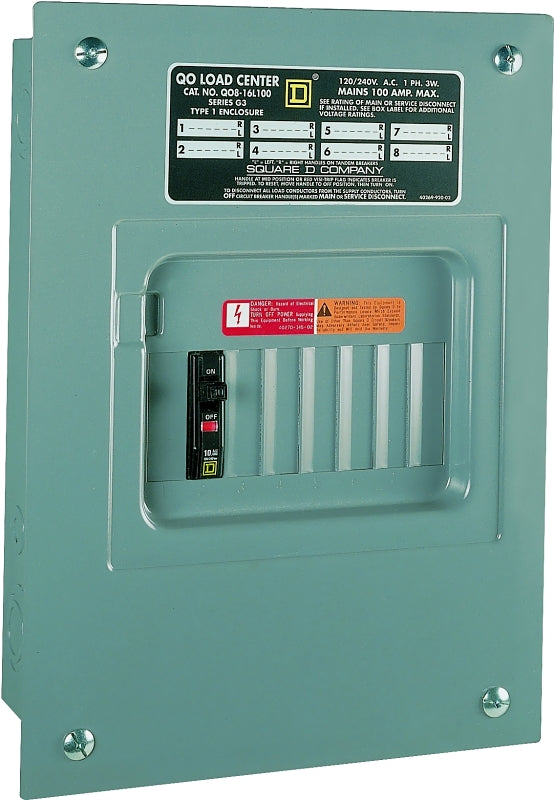 Square D QO QO816L100FCP Load Center