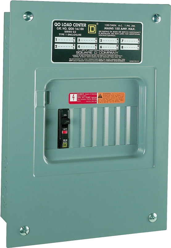 Square D QO QO816L100SCP Load Center