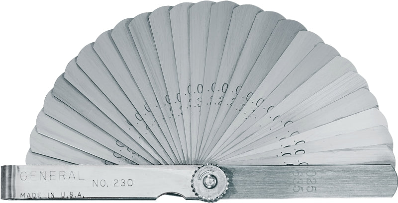 General 230 Leaf Feeler Gauge