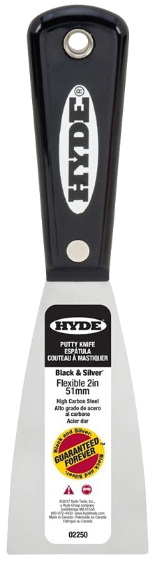 Hyde Black & Silver Series 02250 Putty Knife