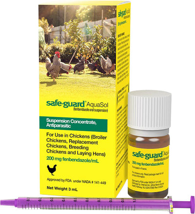 Safe-Guard Aquasol Chicken Dewormer, 3 ml - Supplements