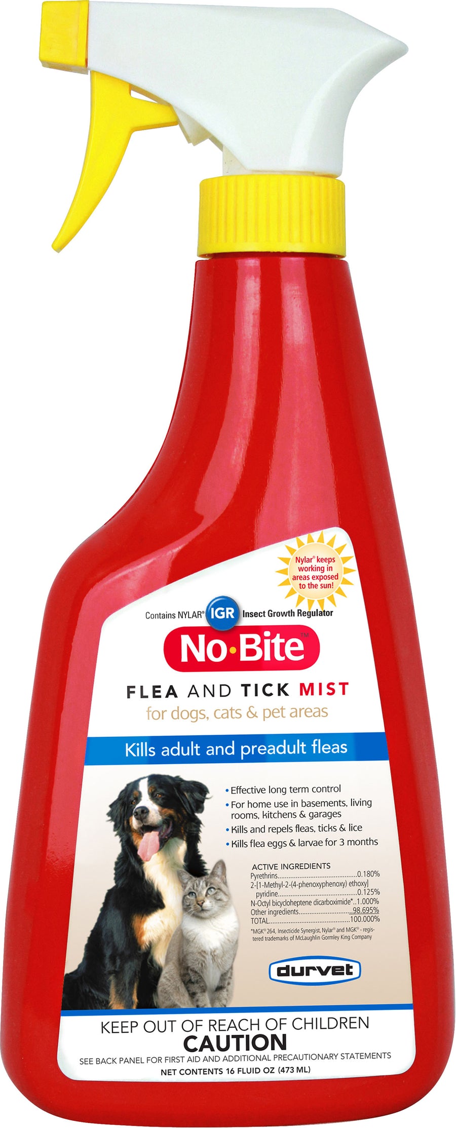 No-Bite Igr Flea & Tick Mist, 16 oz - Sprays