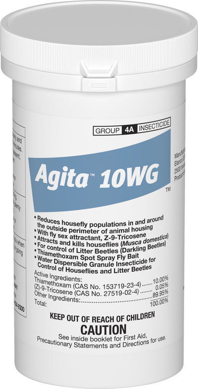 Elanco Agita 10 Wg Spray Insecticide, 250 gm - Insecticide on Animal- RTU