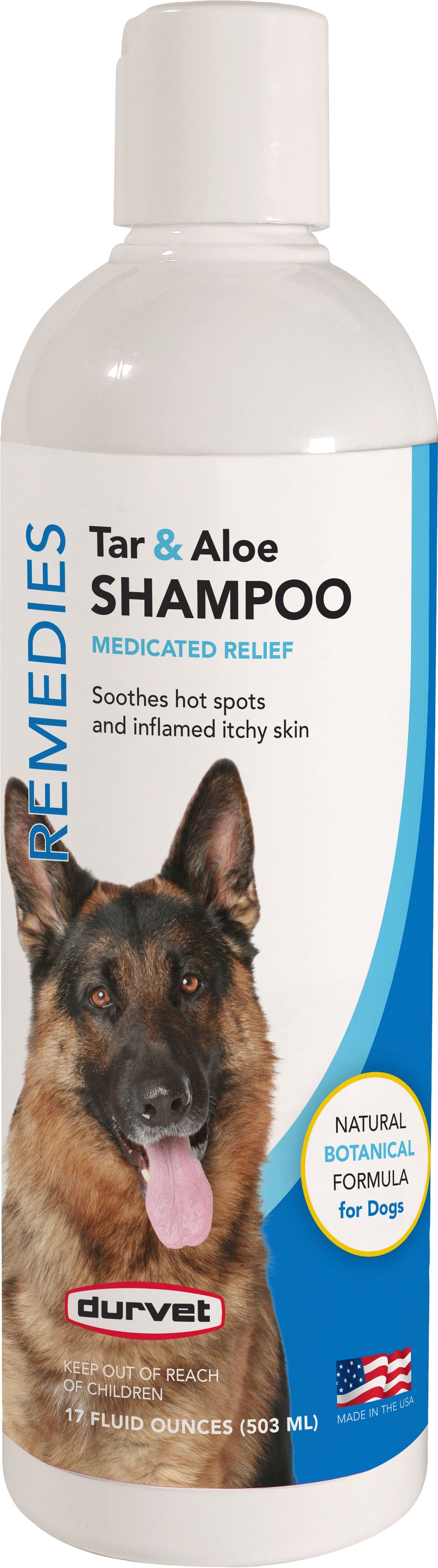 Durvet Naturals Tar & Aloe Shampoo, 17 oz - Shampoos & Wipes