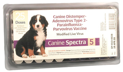 Canine Spectra 5 Dog Vaccine W/o Syringe, 1 Dose - Vaccines