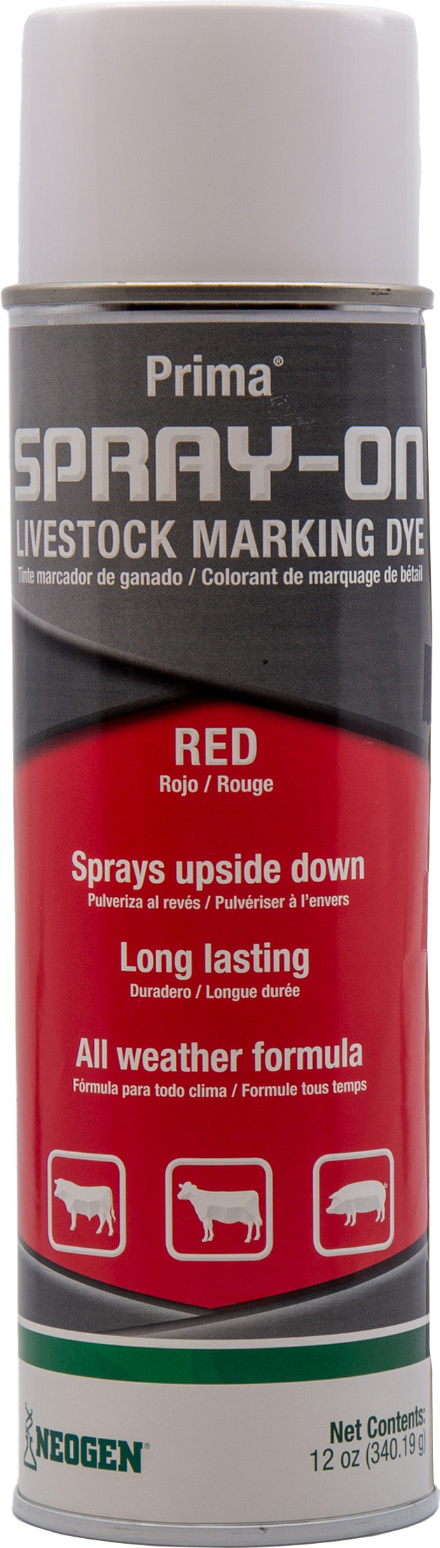 Ideal Prima Spray on Animal Marking Dye, Red, 13 oz - Ob Tools and Pullers