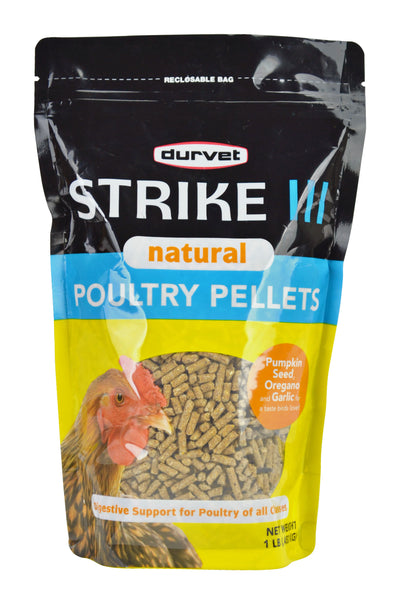 Durvet Strike III Natural Poultry Pellets, 1 lb - First Aid & Wound Care