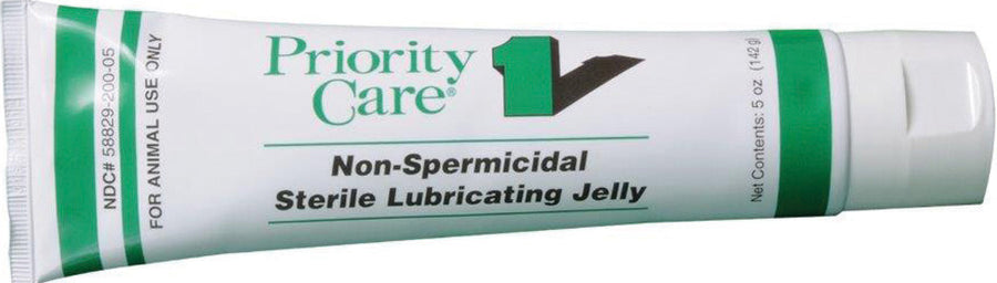 Priority Care Non-Spermicidal Sterile Lubricating Jelly, 5 oz - Lubricants