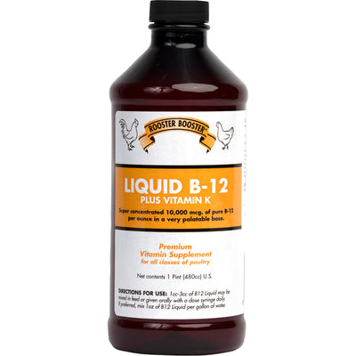 Rooster Booster Liquid b-12 Vitamin Super Conc, 16 oz - Liquid Supplements