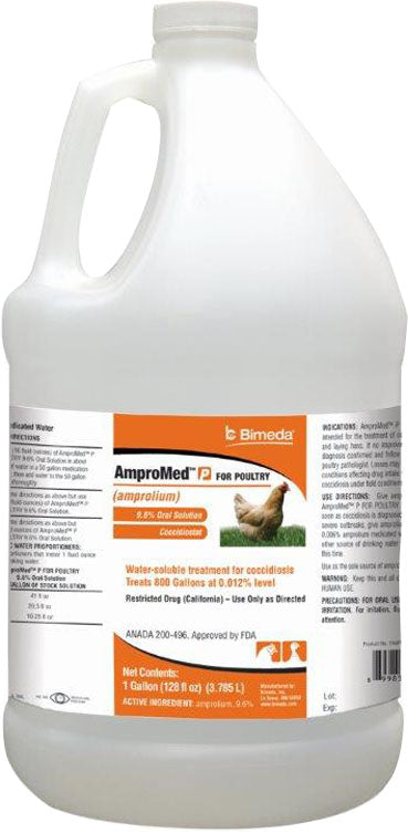Bimeda Ampromed P for Poultry, 1 gal - First Aid & Wound Care