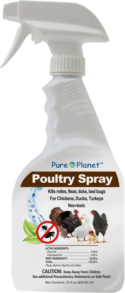 Pure Planet Poultry Spray, 22 oz - RTU
