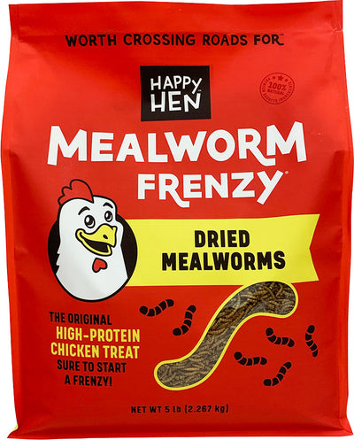 Happy Hen Mealworm Frenzy, Mealworm, 5 lb - Mealworms