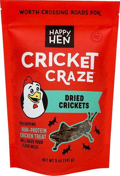 Happy Hen Cricket Craze, Dried Crickets, 5 oz - Treats