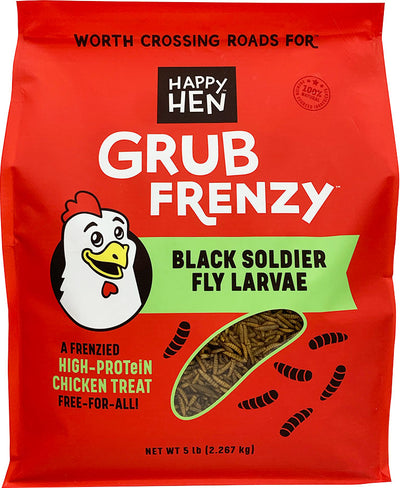 Happy Hen Grub Frenzy, 5 lb - Black Soldier Fly Larva