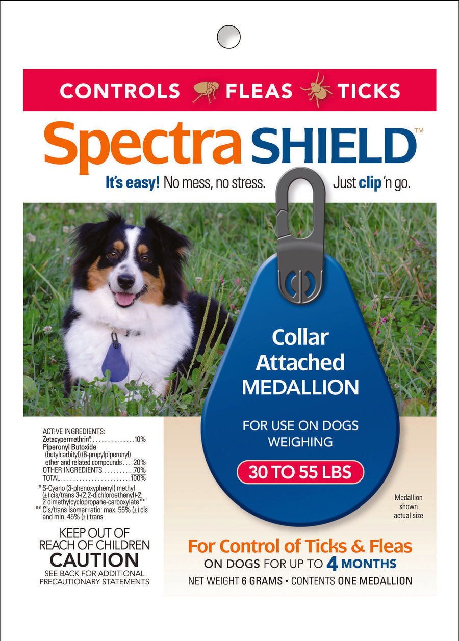 Spectra Shield Medallion for Dogs, 30-55 lb - Collars