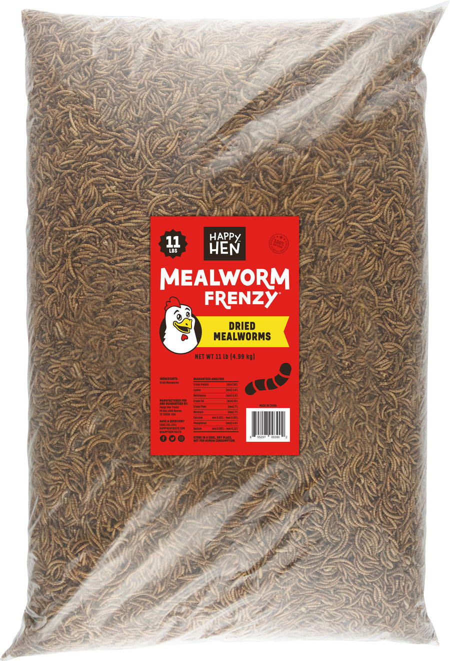 Happy Hen Mealworm Frenzy, Mealworm, 11 lb - Mealworms