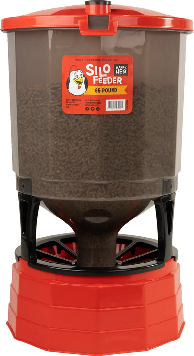 Happy Hen Silo Feeder, 65 lb - Ground Feeder