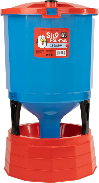 Happy Hen Silo Fountain, 12 gal - Waterer