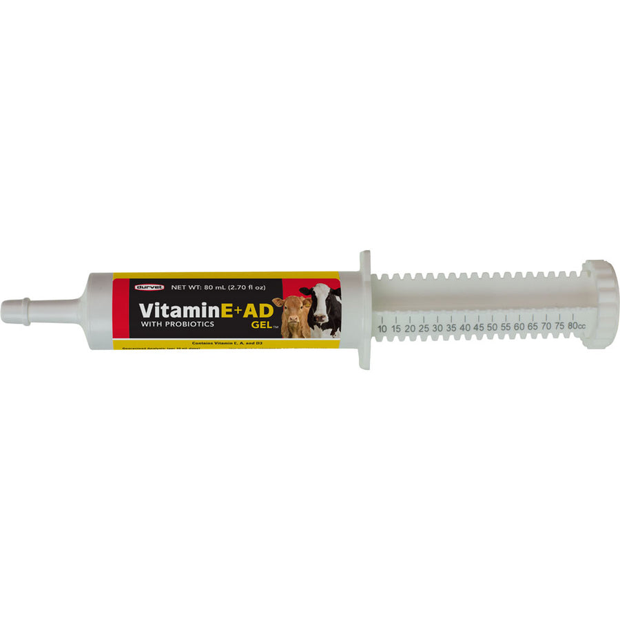 Durvet Vitamin E + Ad Gel, 80 ml - Nutritional Gel