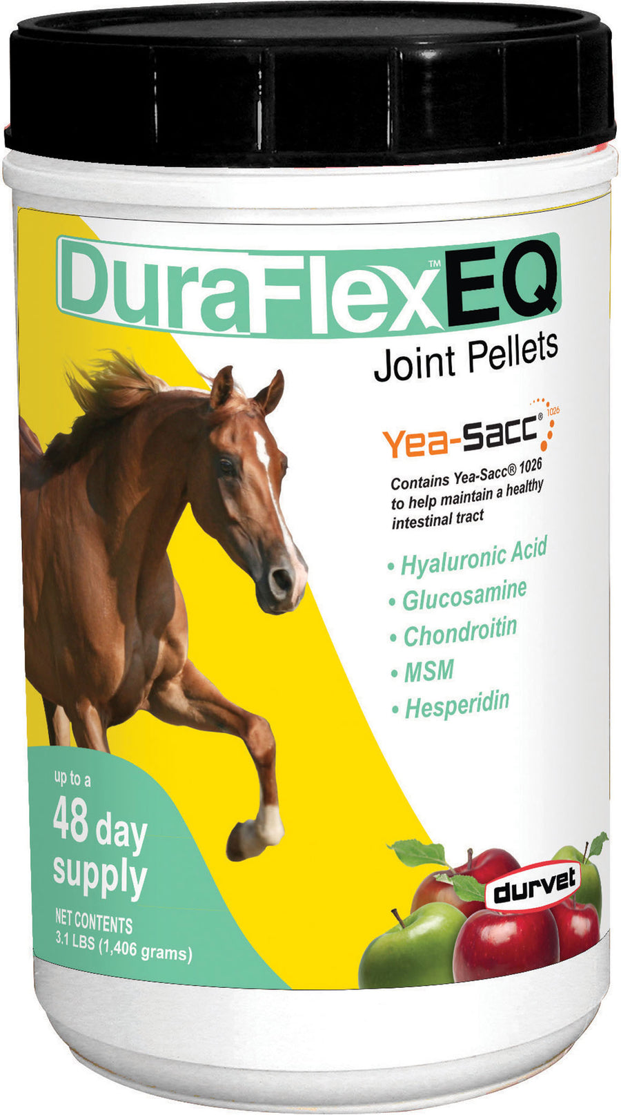 Durvet Duraflex Eq Joint Pellets, Apple, 3.1 lb-48 Day