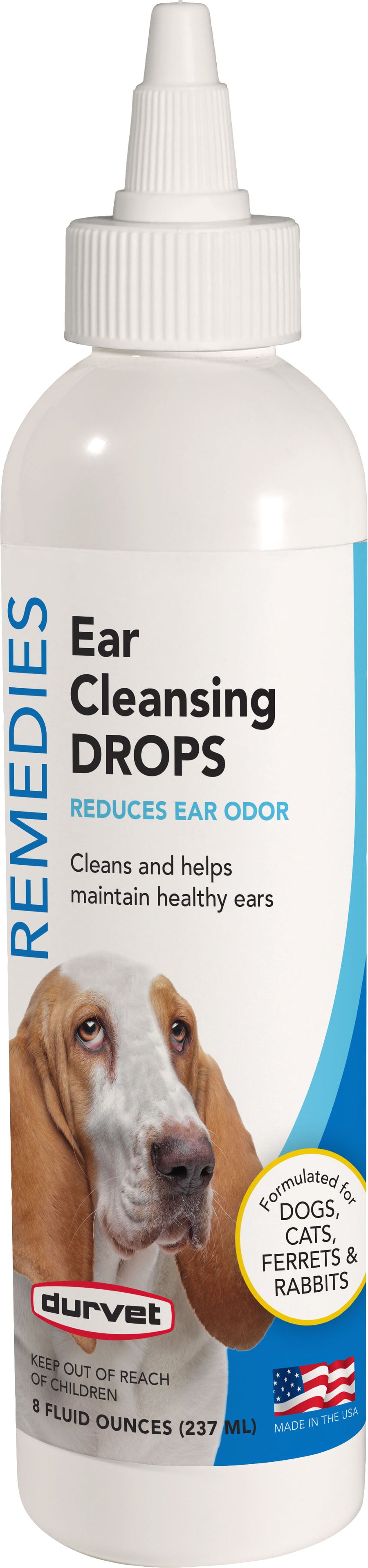 Durvet Naturals Remedies Ear Cleansing Drops, 8 oz - Ear Care