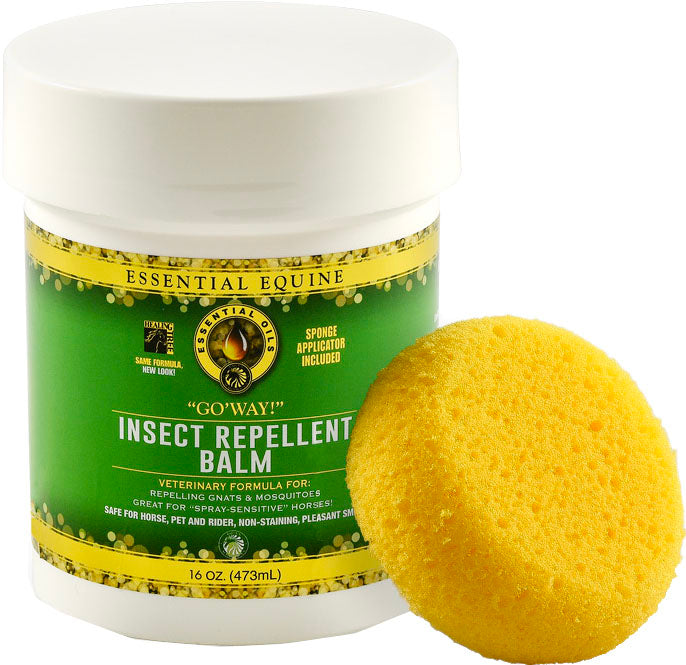 Essential Equine Goway Insect Repellent Balm, 16 oz - Roll-On, Lotion and Powder
