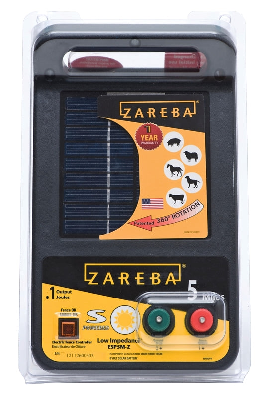 Zareba ESP5M-Z Solar Low-Impedance Charger
