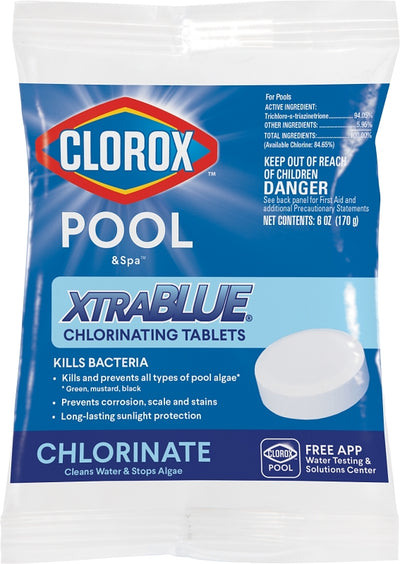 Clorox Pool & Spa XtraBlue 24201CLX Chlorinating Tablet