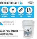 Home and Country USA Solar Salt - High Purity Crystals for Water Soften 50 lb Pail