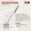 Weber Charcoal Rake, 21in x 3.9in x 1.9in