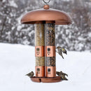 Perky-Pet 7103-2 Copper Finish Triple Tube Bird Feeder